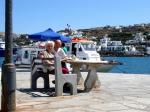 Basia na wyspie Mykonos